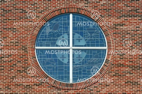 Målat glas windows