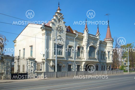 The old Shamil's house (Literary Museum of Gabdulla Tukai), sunny may day. Kazan, Tatarstan