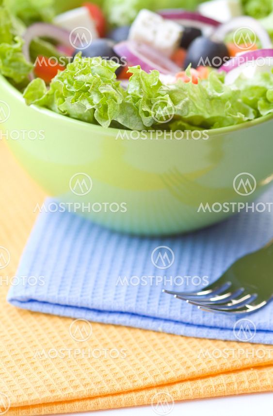 Healthy greek salad