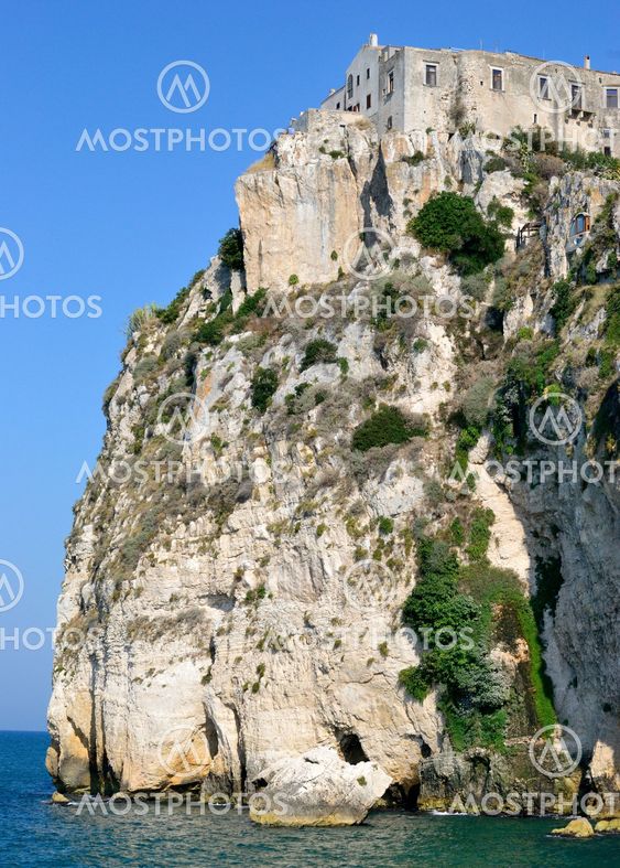 An enchanting landscape of costa del Gargano Peschici (FG)
