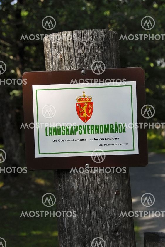 Norwegian signs in nature