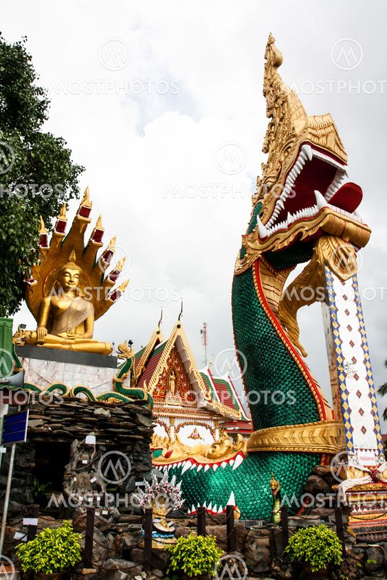 Naga statue in thailand