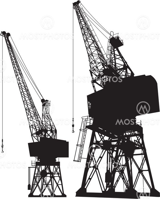 Dockyard cranes