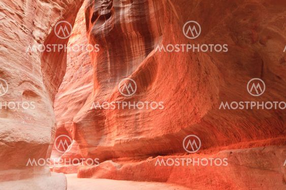 As-Siq Petra, Lost rock city of Jordan. UNESCO world heritage site and one of The New 7 Wonders of the World.