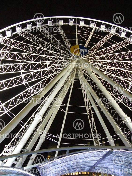 Manchester Eye (Big Wheel) by night