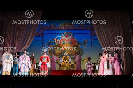 China, Traditional Beijing Opera, stage view