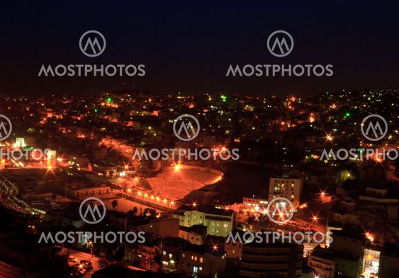 Temple of Hercules in Amman Citade at Nightl, Al-Qasr site, Jordan