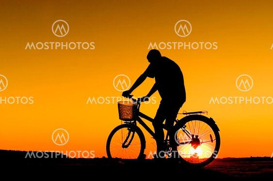 Biker silhuett