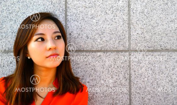 Asian Young Business Woman's Portrait
