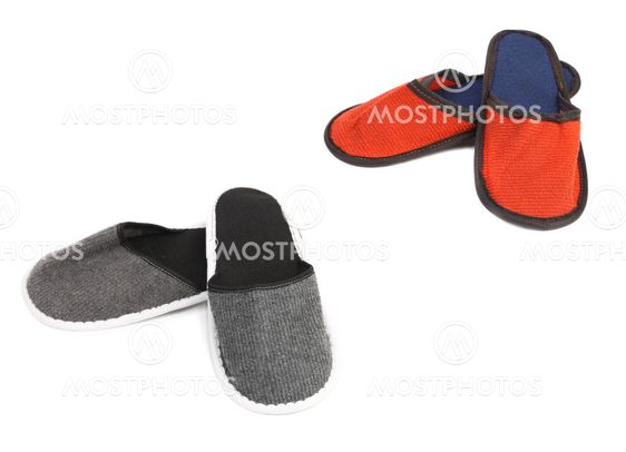 Collage of slippers.