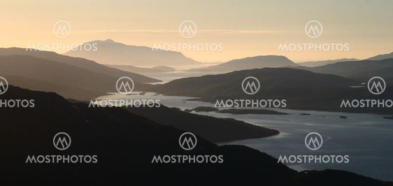 Lake, fjord and sea