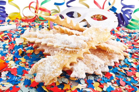 Carnival, celebration,party cake and mask