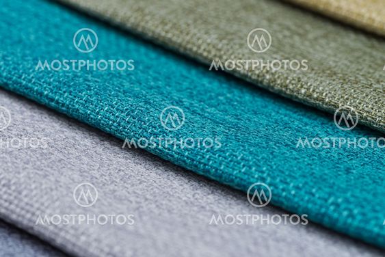Multi color fabric texture samples