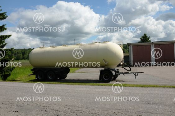 tank car parked in the summer