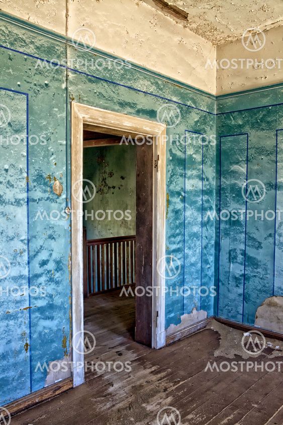 an old house in kolmanskop's ghost town in namibia africa