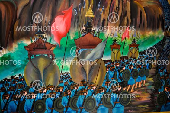 thai mural paint