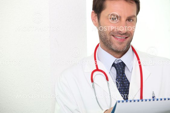 Close up of smiling doctor