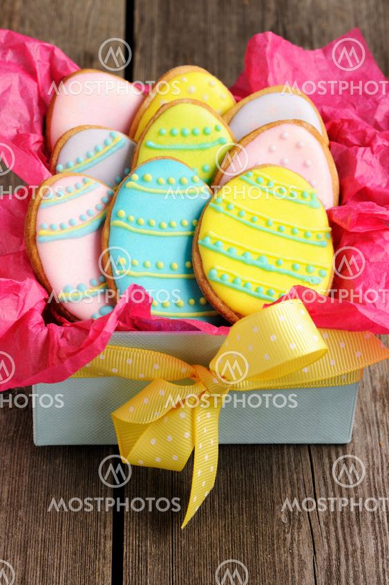 Easter homemade gingerbread cookie
