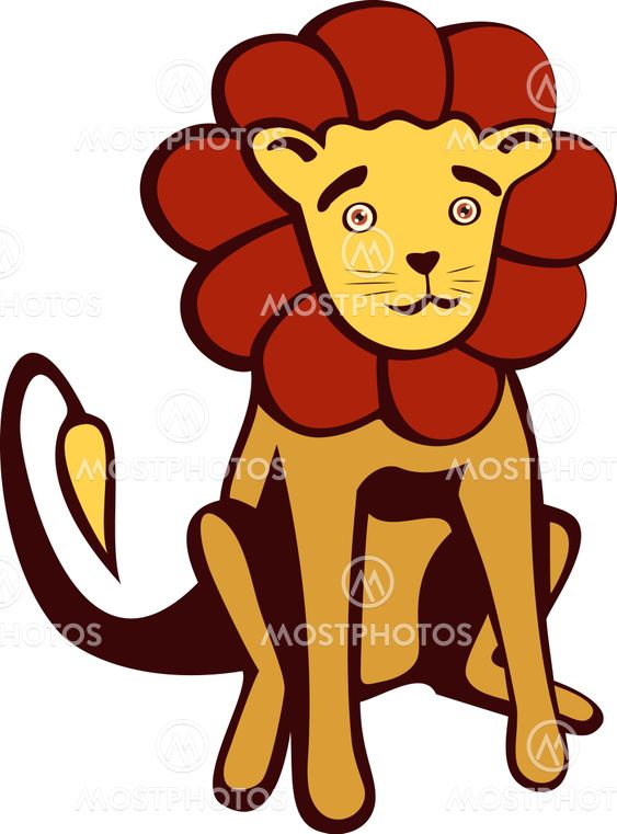 A vector illustration of a Lion