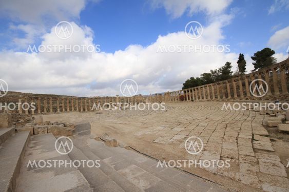 Oval Plaza,Jarash Jordan