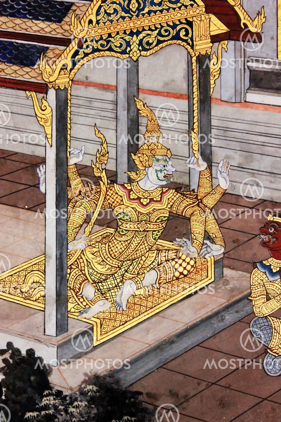 Thai mural.