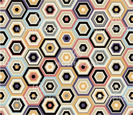 seamless hexagon pattern