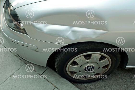 Scraped and crushed car