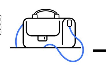 Modern Minimalist Design Featuring Feather Plant,...