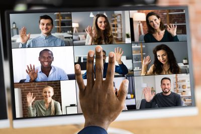 Online Video Conference Work Webinar