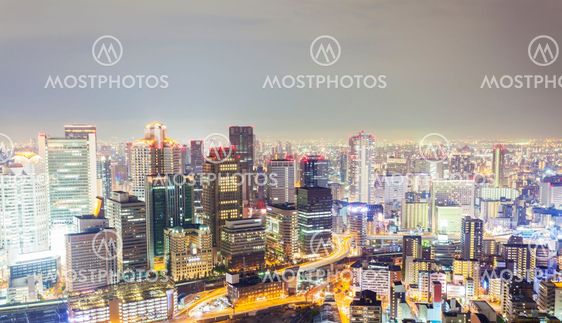 Skyline In Osaka Japan At By Yuen Man Cheung Mostphotos