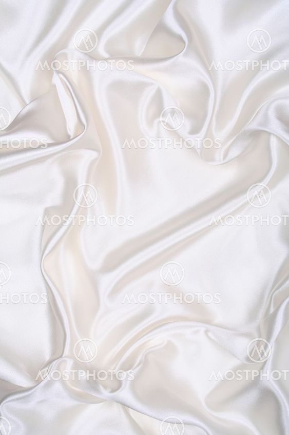 Smooth elegant white silk as background