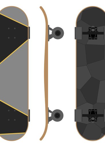 skateboard for extreme sports and active entertainment...