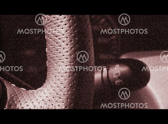 Steering wheel in cinemascope style