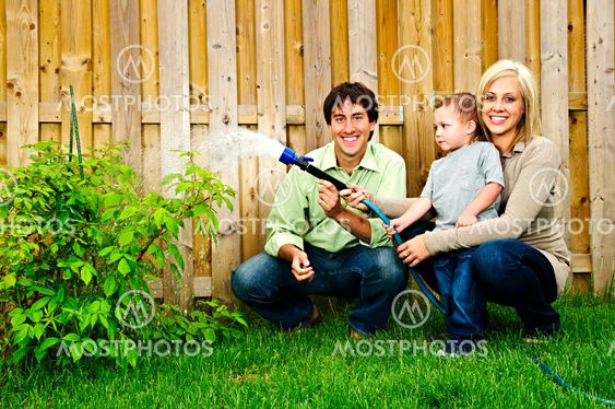 Familie vanding anlæg