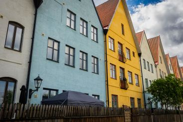Medieval and Hansa inspired living area Jakriborg in...