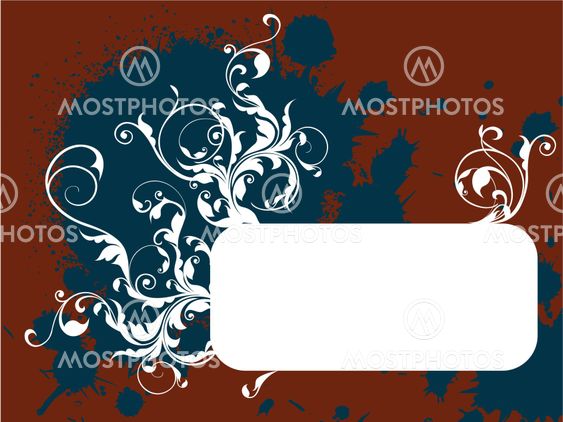 Floral frame beautiful