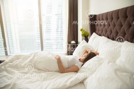 Young woman sleeping