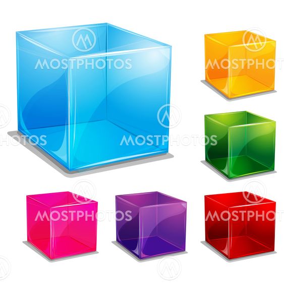colorful cubic vector background