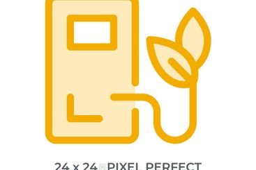 Bio gasoline column duotone color ui icon