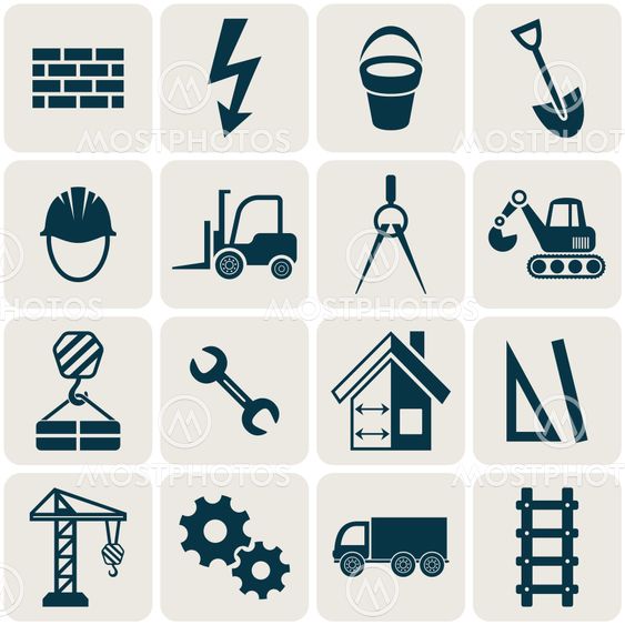 Construction icons