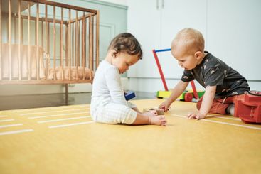 Babies playing, home and kid toys for mobility...