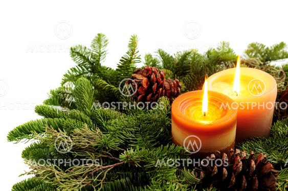 Christmas candles