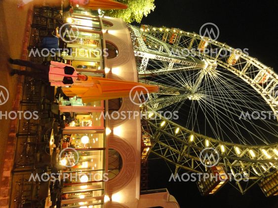 Ferris wheel at night