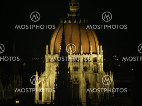 Budapest Parliament by night