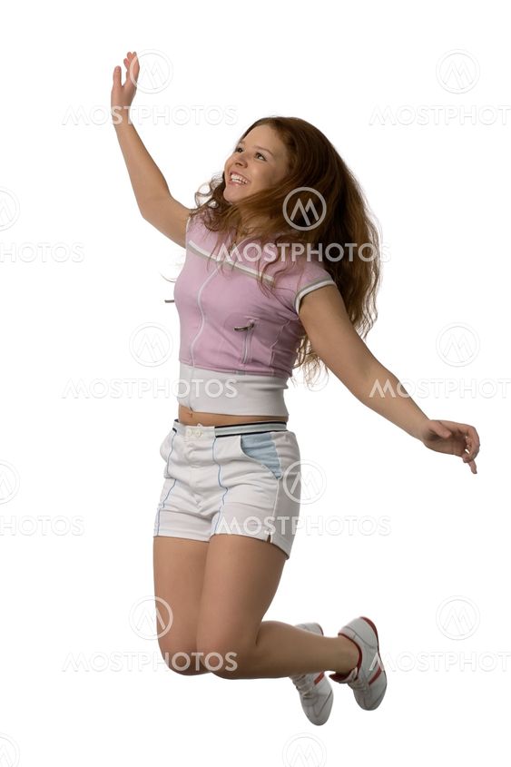 hoppning flicka