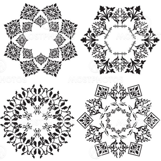 design element (black and white version)