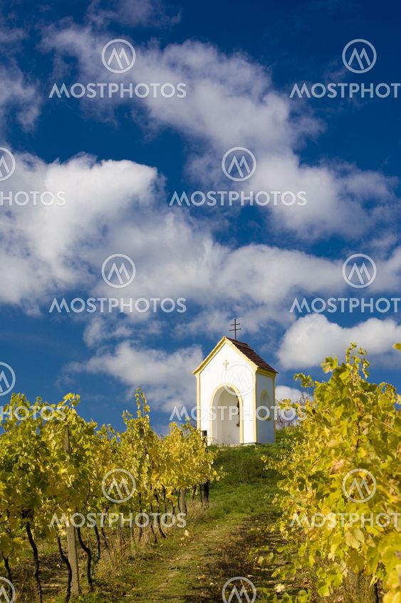 chapel near Hnanice, Znojmo Region, Czech Republic