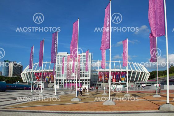 Olympic stadium in Kyiv, Ukraine
