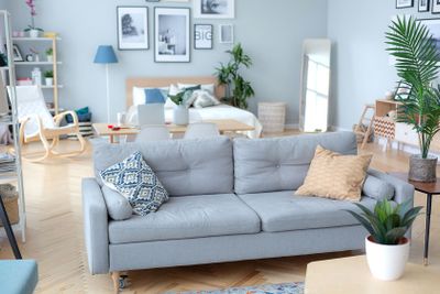 Home interior in daylight