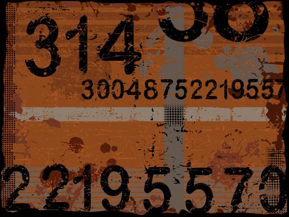 Grunge Numbers